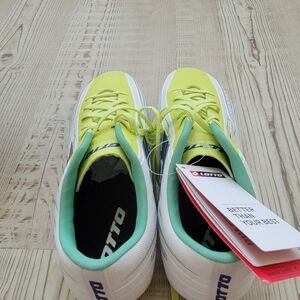 Lotto Solista Yellow and White Soccer Cleats Size 6